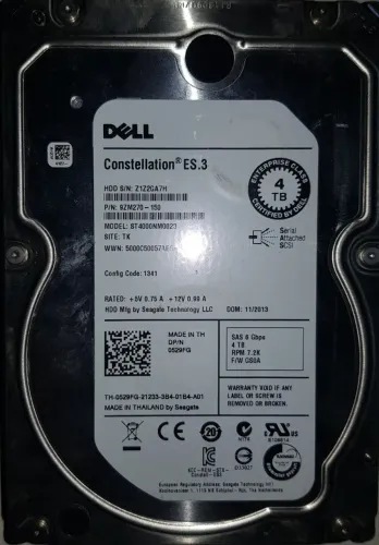HD SAS 4TB Corporativo da Dell