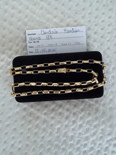 Cordão de ouro 38 gramas Cartier