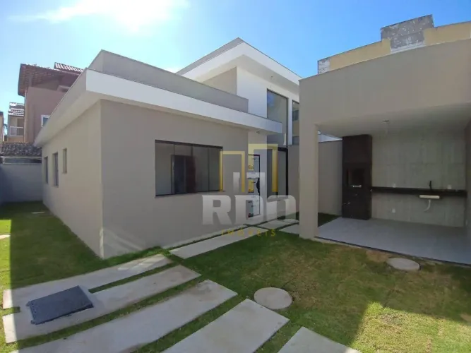 Casa linear à venda no Jd Mariléa/Atlântica em Rio das Ostras, 3 quartos e área gourmet!