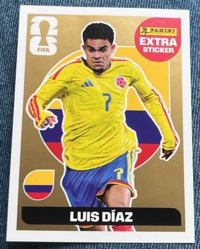 Figurinha da copa 2026, Legend Luis Díaz