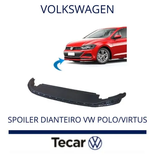 Spoiler do Para-choque Dianteiro Polo E Virtus Original Vw - 6EA8059039B9