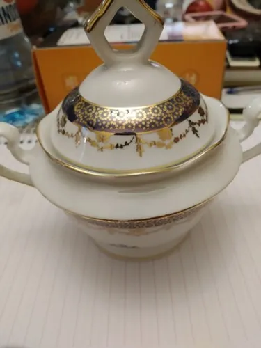 Açucareiro antigo porcelana 