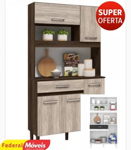 Armário de cozinha magazine - nova na caixa 