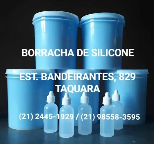 Borracha de Silicone Azul com catalisador FAÇA VOCÊ MESMO