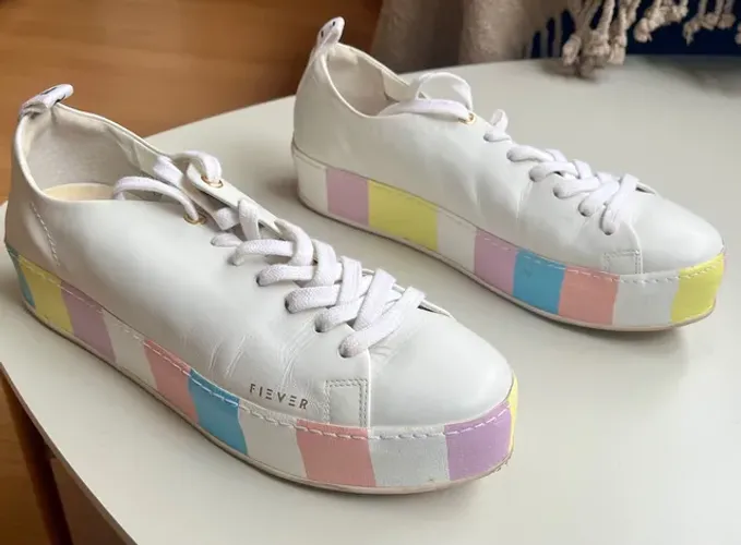 Tênis plataforma 39 Fiever multicolorido