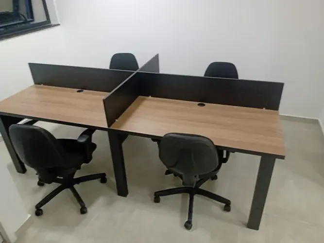 MOVEIS DE ESCRITÓRIO ESTAÇÃO DE TRABALHO 4 POSIÇÕES NOVA(a)***LEIA A DESCRIÇÃO***