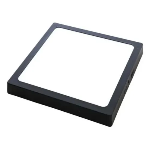 Plafon Embutir 18w Preto 6500k