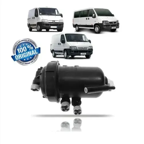 suporte do filtro combustível com copo - ducato jumper boxer 2.8 jtd 2006 a 17
