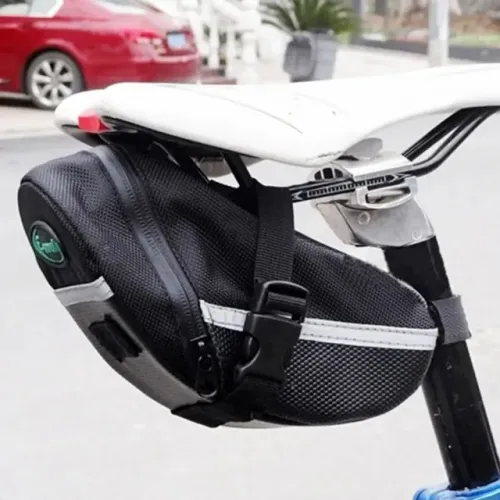 Bolsa selim de bicicleta, bike, esporte à prova da água, traseira (selim).