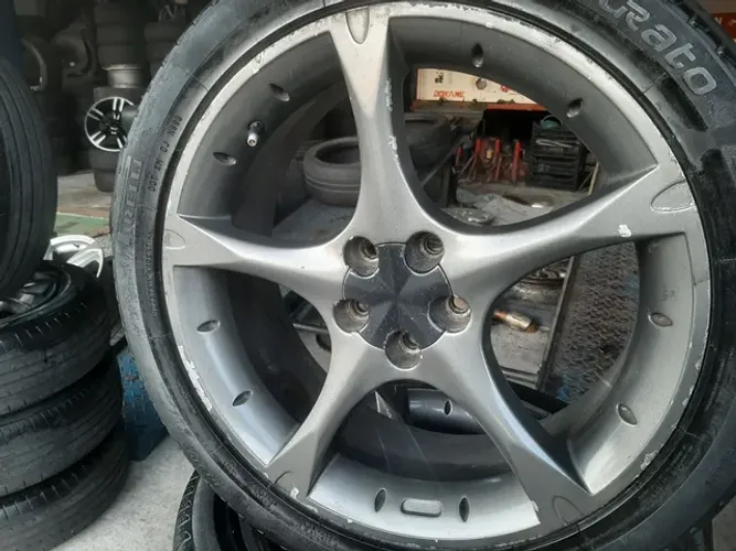 Roda aro 17 Scorro estrela grafite Toyota Corolla 5x100 usadas 
