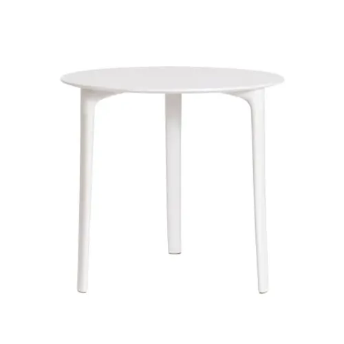 Mesa Zad Tampo Madeira Base Polipropileno Branca 80cm