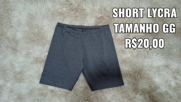 Shorts tamanho G e GG super confortável 