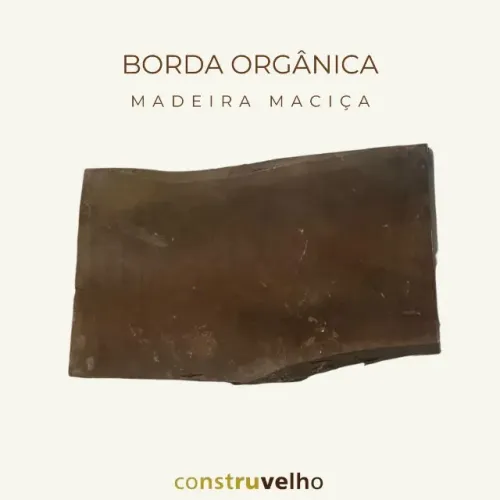 Prancha De Madeira Maciça Com Borda Orgânica