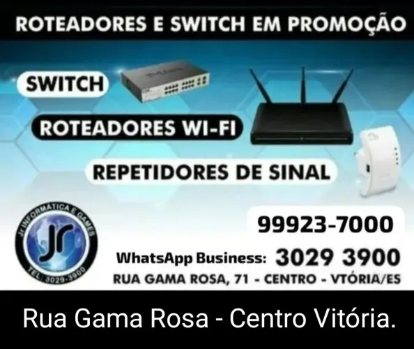 Roteadores, Switches e Repetidores em Promoção!