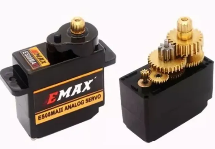 Servo Micro  12g Emax Es08ma Engrenagem De Metal + Acessórios Arduino Automação COD-AM318 