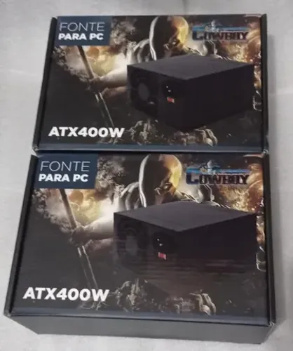 Fonte Gamer Silenciosa Atx 400w Cowboy Kp-532 Bivolt