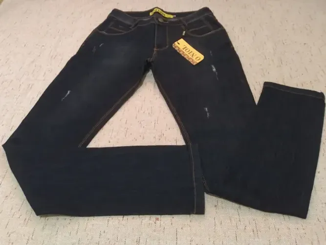 Calça jeans masculina escura N°38