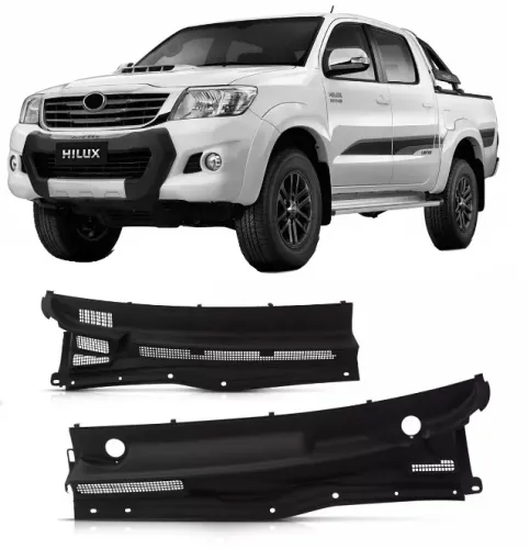 Par Churrasqueira Grade Do Parabrisa Hilux 2005 A 2014 2015