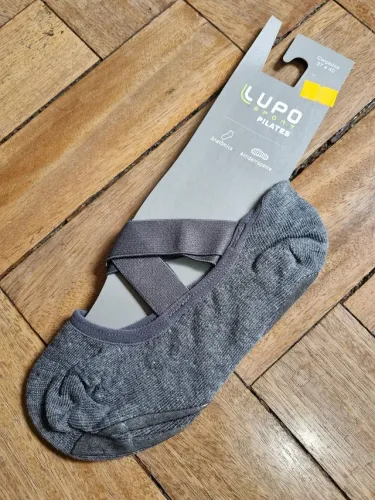 Sapatilha Pilates Lupo Sports 37 a 40, anatômica e antiderrapante com silicone na sola.
