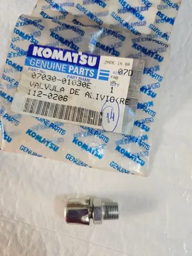 Komatsu valvula de alívio nova original 0703001030