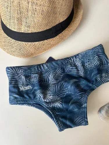 Sungas Masculinas Mash infantil - Tamanho P - Estampa Tropical