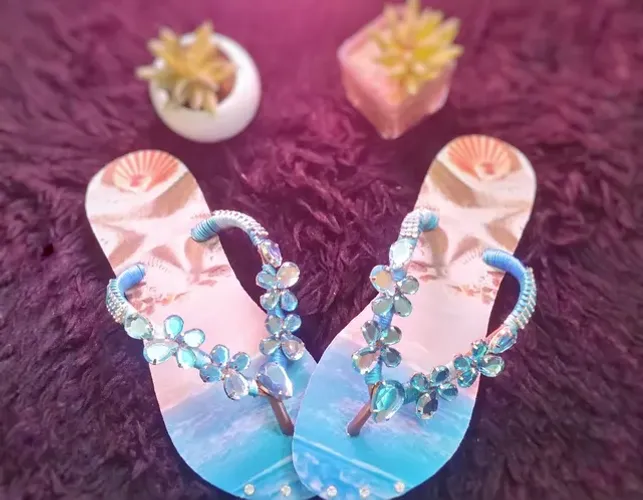 Sandália feminina chinelo havaianas personalizado