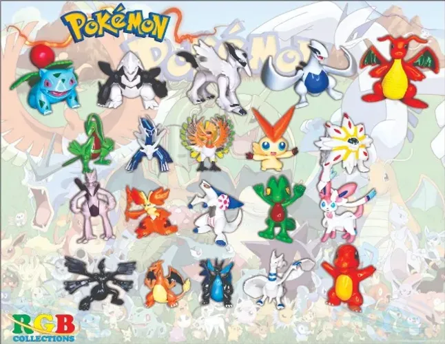 Miniaturas Pokémon XIII (venda por unidade ou coleção)