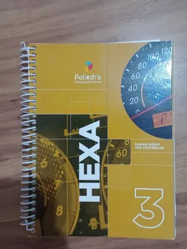 Apostila Poliedro Hexa 3 - Pré-vestibular Ensino médio em ótimo estado