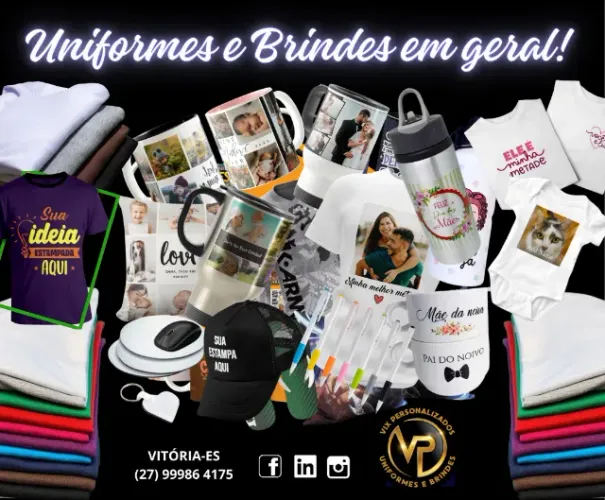 Uniformes e Brindes em geral