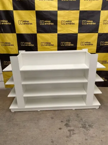 Ilha central com prateleras 100x150x50