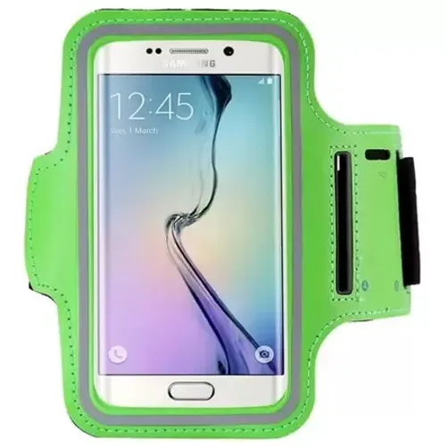 capa suporte de celular para braço le-3709 5,5" itblue-verde