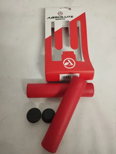 Manoplas de guidão MTB ABSOLUTE Vermelha Nova