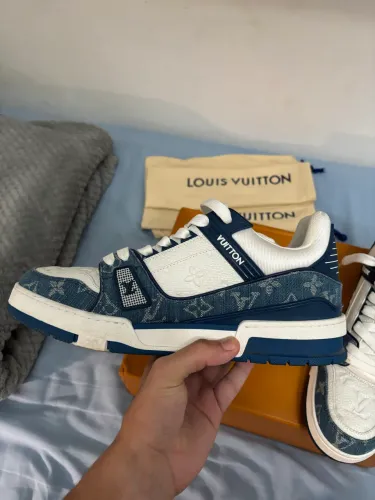 LOUIS VUITTON TRAINER BLUE DENIM