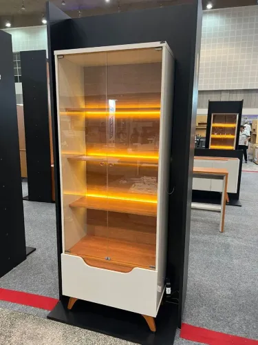 Cristaleira com Iluminação LED - 100%mdf