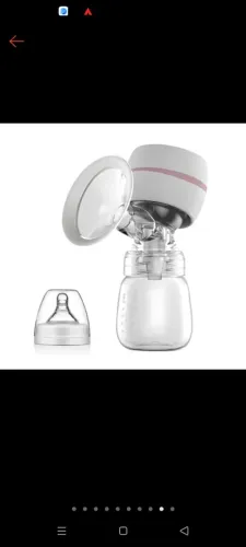 Bomba elétrica de tirar leite com 10 pacotes de armazenamento