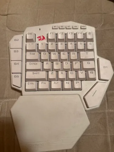 Teclado Mecanico Redragon Gamer Rgb Ditix Branco 