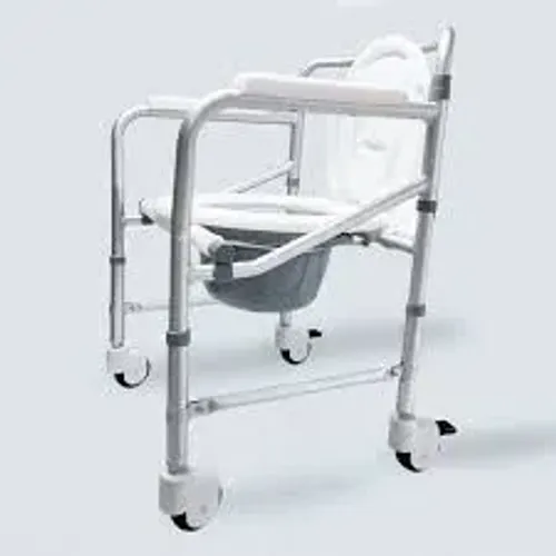 Cadeira higiênica 100k de alumínio dobrável