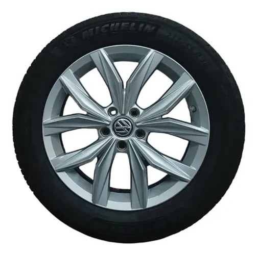 Roda e Pneu em Bom Estado para VW Tiguan Allspace 2018/2019 Aro 18 235/55