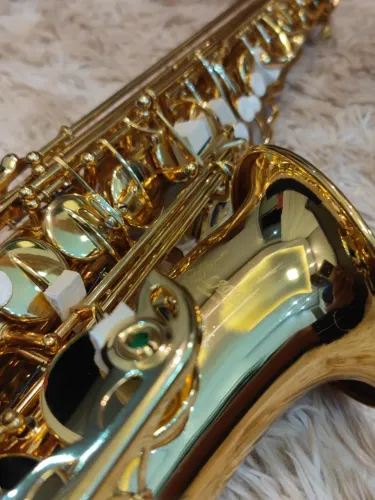 Sax Alto LADE Designed by USA Original Novo Lacrado Dourado Mib Pronta Entrega OLXPAY 