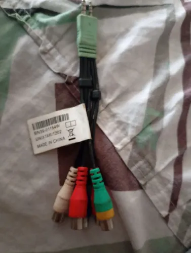 Cabo Componente Adaptador AV para Smart TV LED Samsung D8000<br>