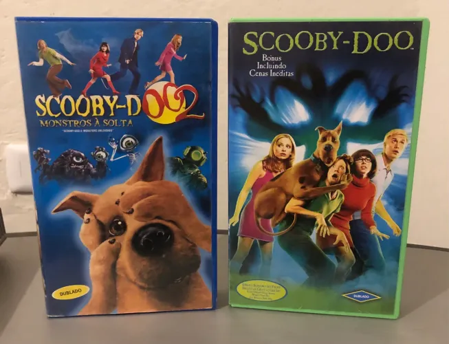 Vhs Scooby Doo 1 e 2 