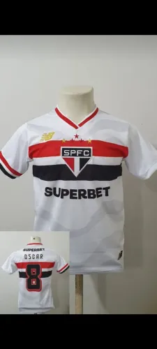 Nova Camisa São Paulo 2025 dri-fit Oscar 8 (P, M e G).