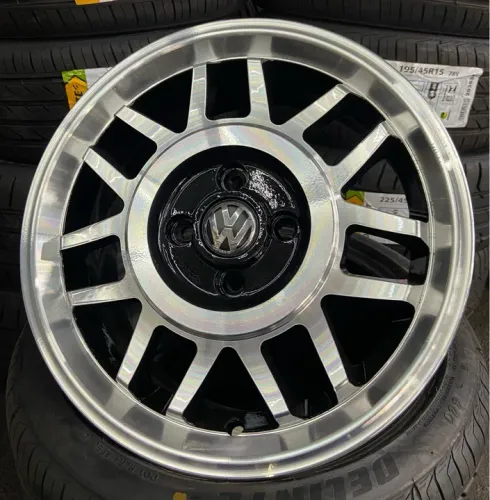 Rodas Vw Snow aro 15 tala 6 furacão 4x100