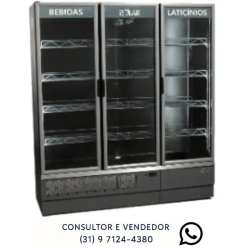 Refrigerador 3 Portas Bebidas e Laticínios Polar