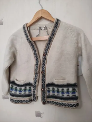 Casaco de Lã Infantil Artesanal