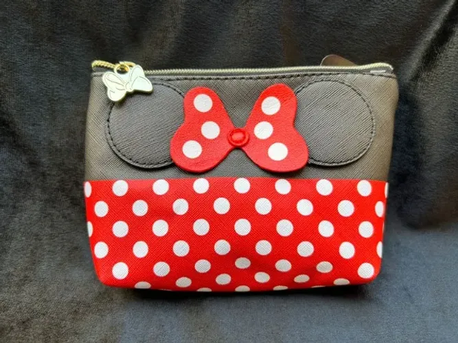 necessaire minnie mouse laço - disney