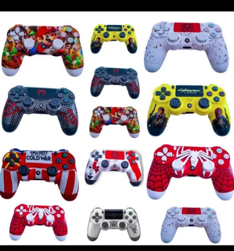 Controle sem fio Ps4 camuflagem Playstation