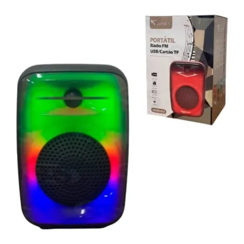 PORTATIL RADIO FM, USB/CARTAO TF - CAERUS
