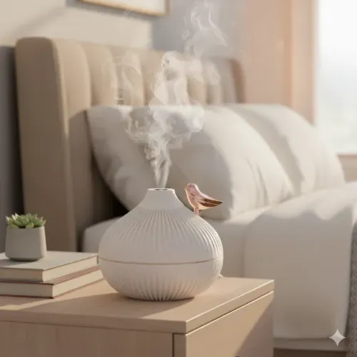 Umidificador De Ar Com Filtro Aromatizador Difusor de Ambiente com LED Novo Loja Coimbra