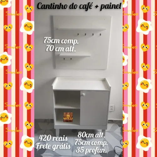 Cantinho do café +painel